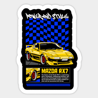 RX-7 Legacy Sticker